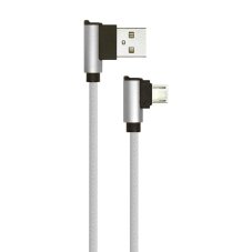 V-TAC POWER USB kábel MICRO-USB 1m sivý