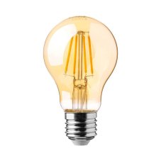 V-TAC LED žiarovka E27 A60 12W 2200K filament amber