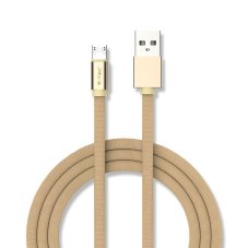 V-TAC POWER USB kábel MICRO-USB 1m zlatý