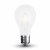 V-TAC LED žiarovka E27 A60 4W teplá biela filament frost