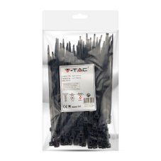 V-TAC sťahovacie pásky 4,5 x 150mm čierne - balenie 100 ks