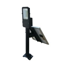 V-TAC pouličné LED svietidlo 50W denná biela solárne
