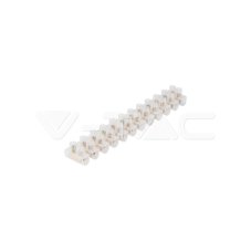 V-TAC Káblová svorkovnica 12x (čokoládka) 5mm 5A - balenie 10ks