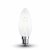 V-TAC LED žiarovka E14 C37 4W teplá biela filament frost