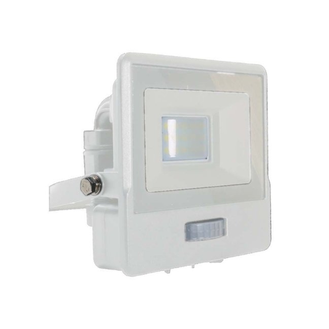 V-TAC PRO LED reflektor 10W studená biela so senzorom V-TAC PRO LED reflektor 10W studená biela so senzorom