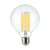 V-TAC LED žiarovka E27 G95 6W teplá biela filament