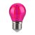 V-TAC LED žiarovka E27 G45 2W ružová filament