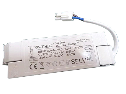 V-TAC napájací zdroj k LED panelu 45W