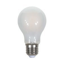 V-TAC LED žiarovka E27 A67 8W denná biela filament frost