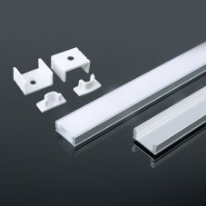 V-TAC hliníkový profil pre LED pásy 2000x17,4x7mm anodovaný povrchový - 2m
