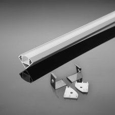 V-TAC hliníkový profil pre LED pásy 2000x19x19mm biely rohový - 2m