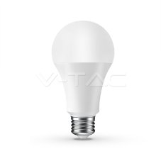 V-TAC SMART LED žiarovka E27 A65 9W RGB+teplá biela