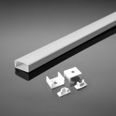 V-TAC hliníkový profil pre LED pásy 2000x17,4x7mm biely povrchový - 2m