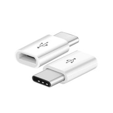 V-TAC POWER redukcia z micro USB na USB-C biela
