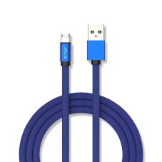 V-TAC POWER USB kábel MICRO-USB 1m modrý