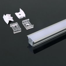 V-TAC hliníkový profil pre LED pásy 2000x23x15,5mm anodovaný povrchový - 2m