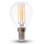 V-TAC LED žiarovka E14 P45 6W studená biela filament