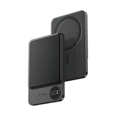 V-TAC power banka 10 000mAh magnetická sivá s displayom
