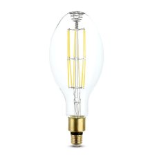 V-TAC LED žiarovka E27 ED120 24W denná biela filament