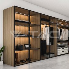 V-TAC LED svietidlo 2W denná biela nabíjacie so senzorom