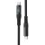 V-TAC POWER USB kábel USB-C-C 1m čierny s displayom