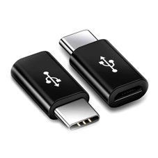 V-TAC POWER redukcia z micro USB na USB-C čierna
