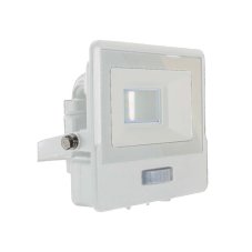 V-TAC PRO LED reflektor 10W studená biela so senzorom