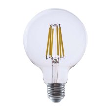 V-TAC LED žiarovka E27 G95 4W teplá biela filament