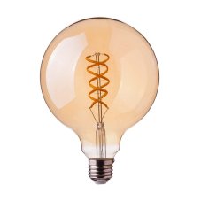 V-TAC LED žiarovka E27 G95 5W 1800K filament amber